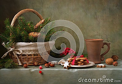 Christmas still life Stock Photo