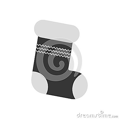 Christmas Stocking icon Vector Illustration