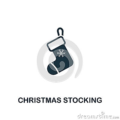 Christmas Stocking icon. Premium style design from christmas icon collection. UI and UX. Pixel perfect Christmas Stocking icon for Stock Photo