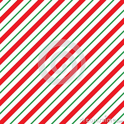 Seamless Christmas stripes wrapping paper pattern Stock Photo