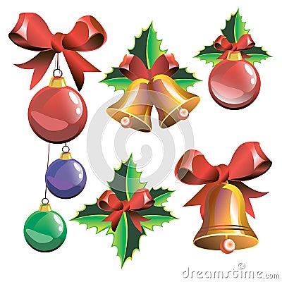 Christmas symbol icon celebration vector holiday Vector Illustration