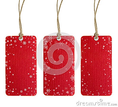 Christmas Tag Set One Stock Photo