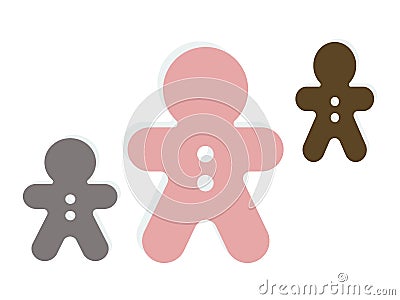 Christmas Teddy Bear Logo Vector On White Background Stock Photo