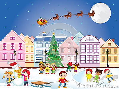 Christmas time Vector Illustration