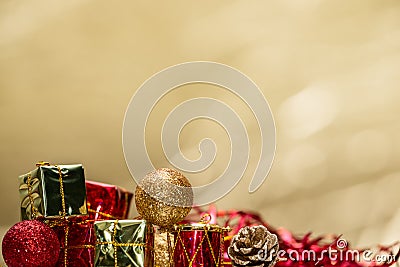 Christmas tiny toys Stock Photo