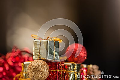 Christmas tiny toys Stock Photo