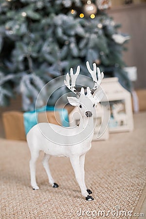 Christmas toy deer Stock Photo