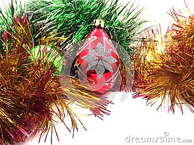 Christmas toys. New Year`s toy. Isolated item. Stock Photo