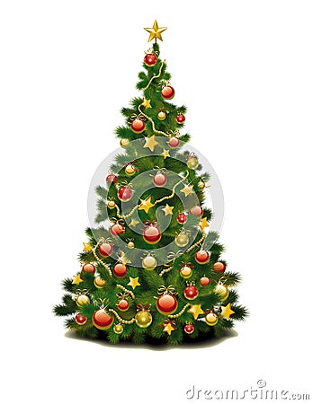 Christmas Tree Stock Photo