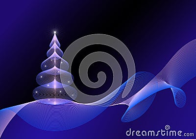 Christmas tree Vector Illustration