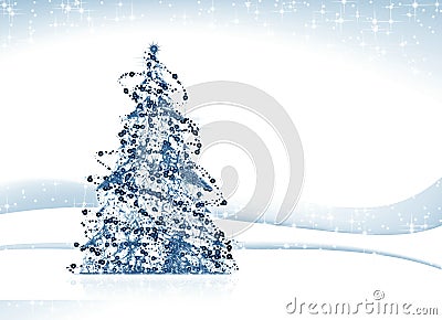 Christmas tree Cartoon Illustration