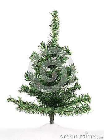Christmas tree artificial. Stock Photo
