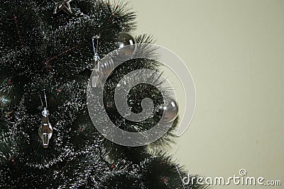 Christmas tree artificial Stock Photo