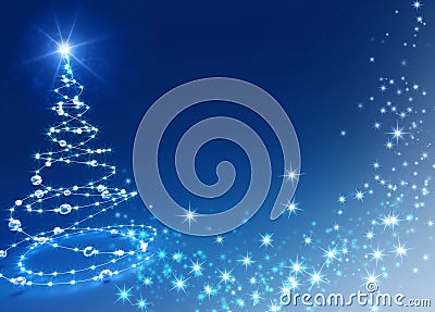 Christmas tree background Stock Photo