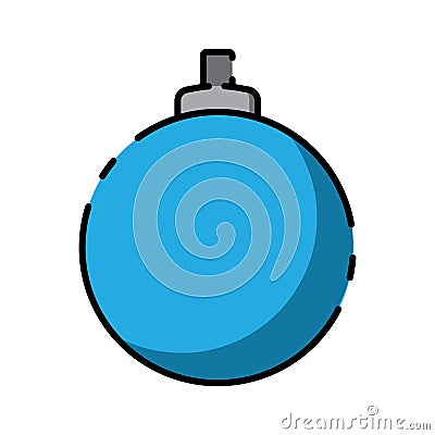 Christmas tree bauble icon vector Vector Illustration