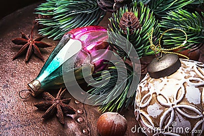 Christmas tree bauble Stock Photo