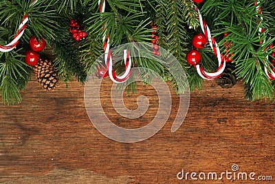 Christmas tree branches Stock Photo