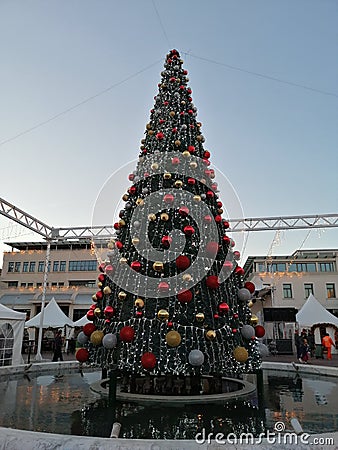 Christmas tree Stock Photo