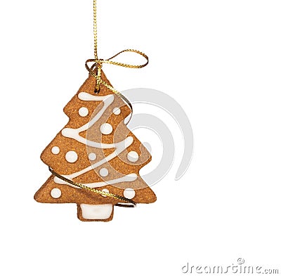 Christmas Tree Cookie Stock Photo