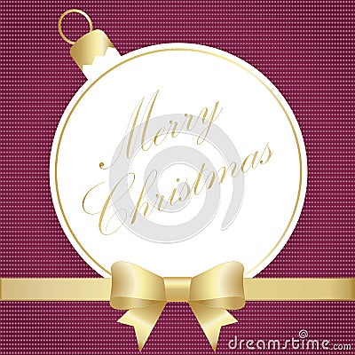 Christmas and New Year greeting card with place for text. Vector Illustration