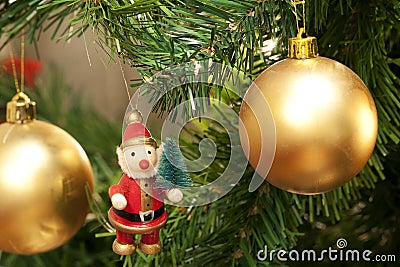 Christmas Tree Detail Stock Photo