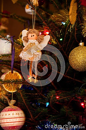 Christmas tree detail Stock Photo