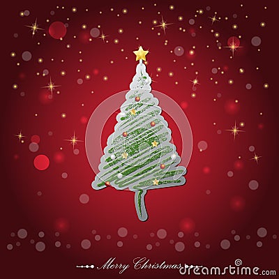 Christmas tree Vector Illustration