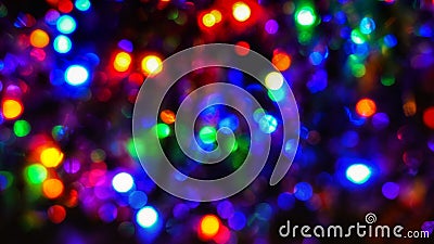 Christmas lights Stock Photo