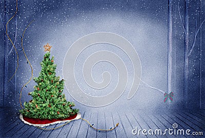 Christmas tree Stock Photo