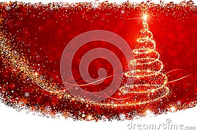 Christmas Tree Vector Illustration