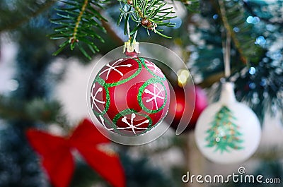 Christmas tree ornament Stock Photo