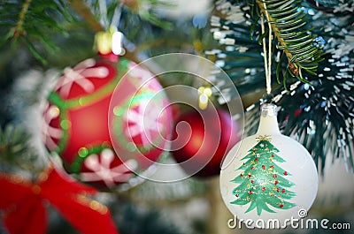 Christmas tree ornament Stock Photo