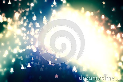 Christmas tree star background xmas, year bright Stock Photo