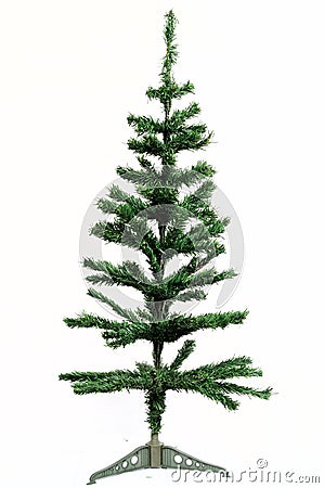 Christmas tree syntetic Stock Photo