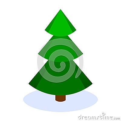 Pine Tree Vector Illustration