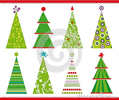 Christmas trees Stock Photo