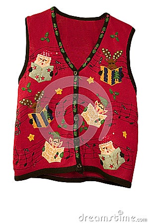 Christmas Vest Stock Photo