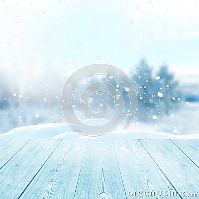 Christmas winter background Stock Photo
