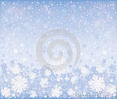 Christmas winter frosty background Stock Photo