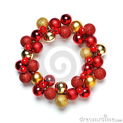 Christmas wreath Stock Photo