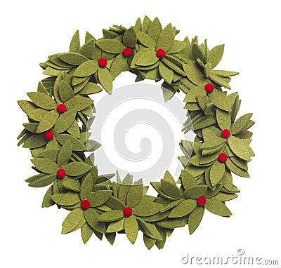 Christmas Wreath Stock Photo