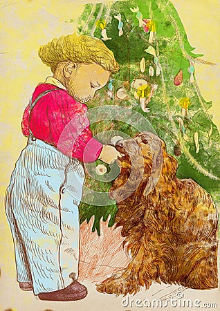 Christmas, yuletide Vector Illustration