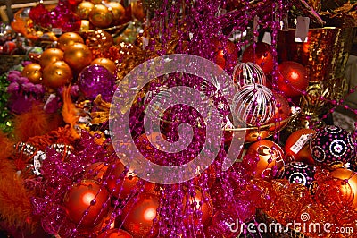 Christmass glass balls Stock Photo