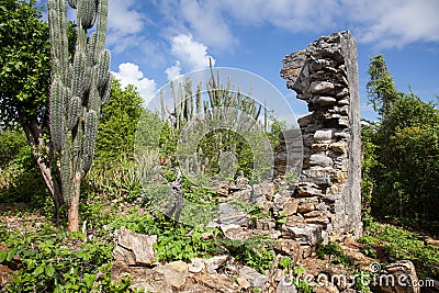 Christoffelpark ruin Stock Photo