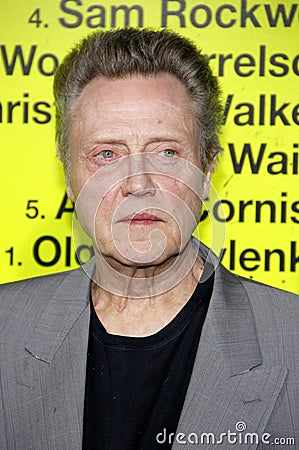 Christopher Walken Editorial Stock Photo