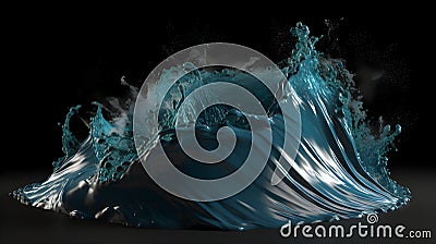 Chromatic abstraction, dynamic color burst background Stock Photo