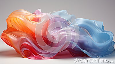 Chromatic Reverie: The Flow of Consciousness Stock Photo