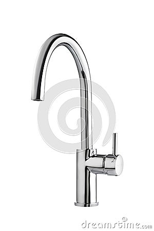 Chrome faucet nice for bathroom or kitchen Stock Photo