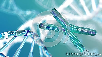 Chromosome, DNA Stock Photo