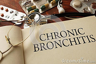 Chronic bronchitis Stock Photo